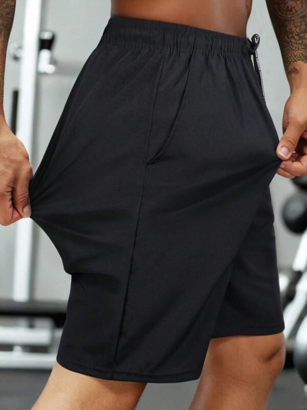 Shorts casuales de playa con cintura con cordón y diseño estampado - Imagen 3
