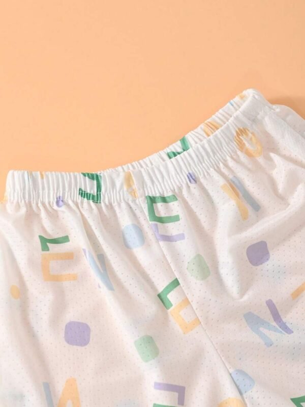 Camiseta sin mangas de baloncesto y shorts para niños - Imagen 2