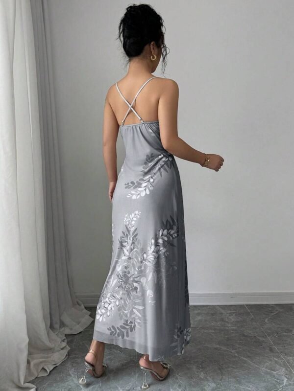 Vestido largo ceñido sin mangas para mujer - Imagen 3