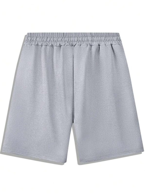 Pantalones cortos deportivos casuales de hombre con cordón - Imagen 3