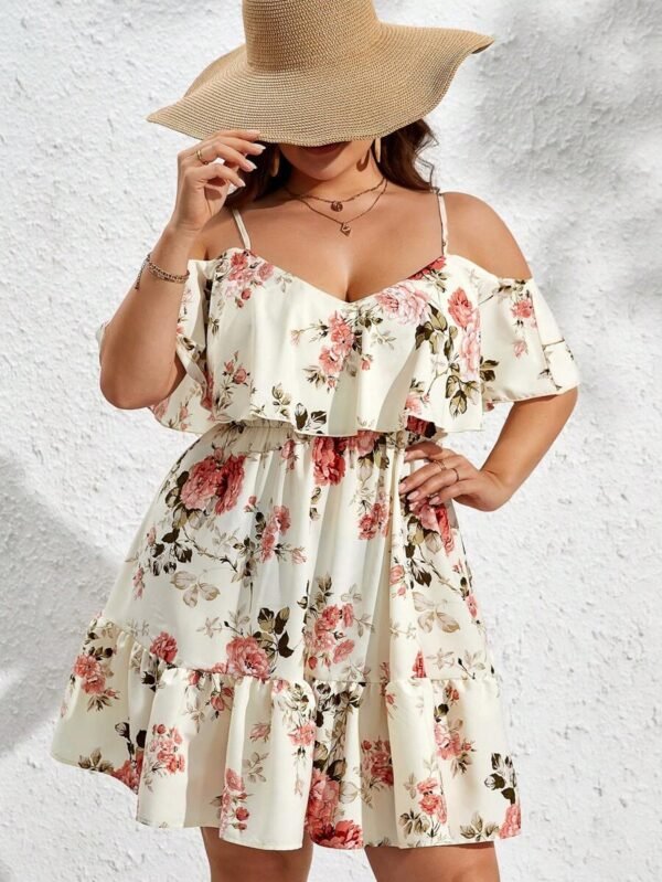 Vestido bohemio de verano con estampado floral