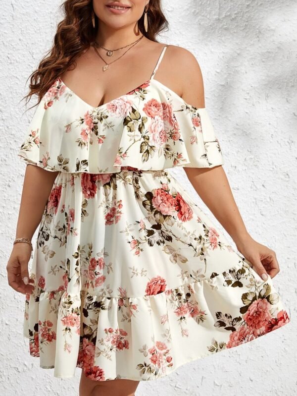 Vestido bohemio de verano con estampado floral - Imagen 2