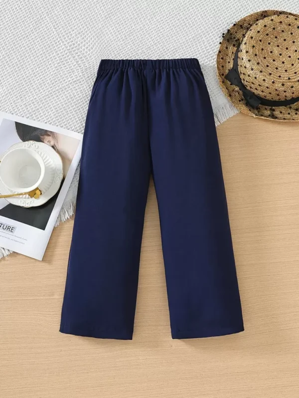 Pantalones Rectos De Pierna Para Chica Joven - Imagen 3