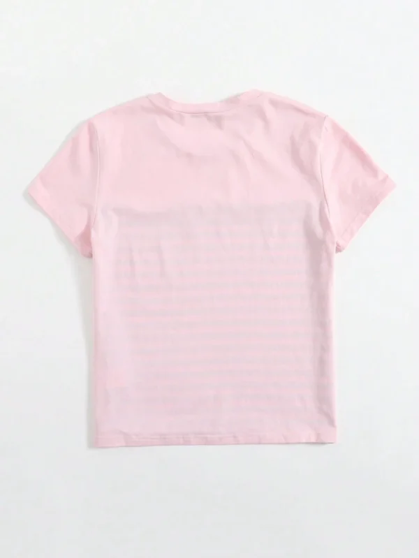 Camiseta con estampado de rayas - Imagen 3