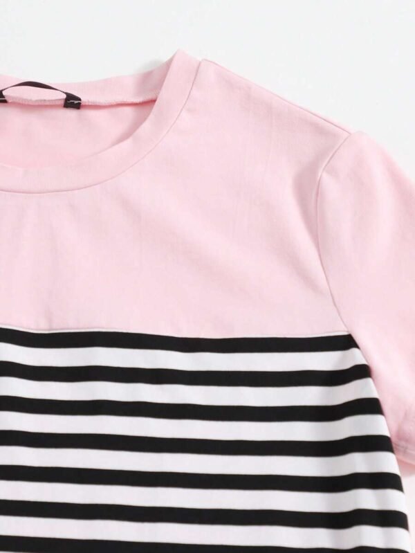 Camiseta con estampado de rayas - Imagen 2