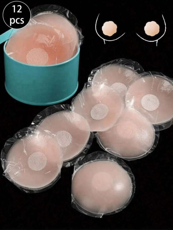 Cubrepezones de silicona Almohadillas para pechos 10/12 piezas