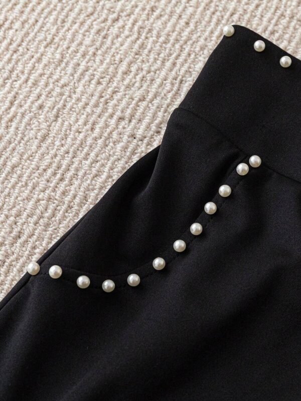 Pantalones cortos sueltos de moda con decoración para mujer - Imagen 2