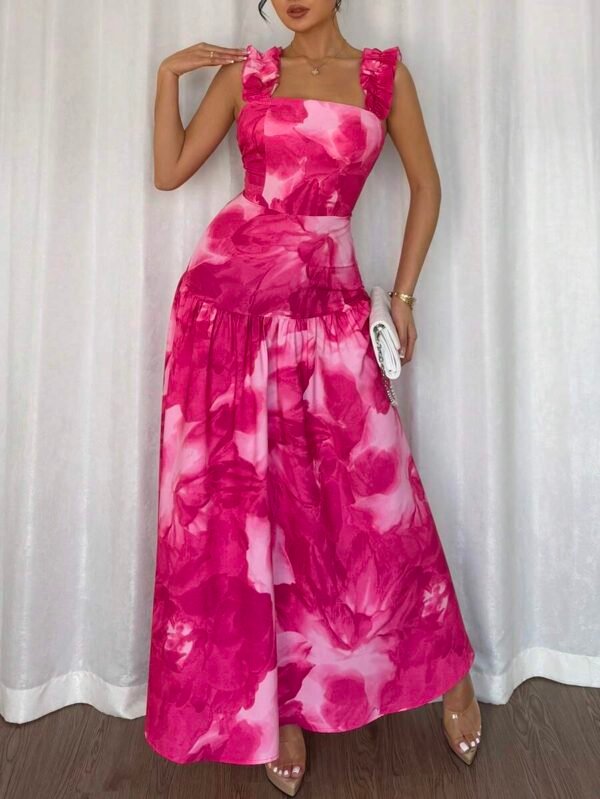 Vestido camisero sin mangas con cintura ceñida - Imagen 2