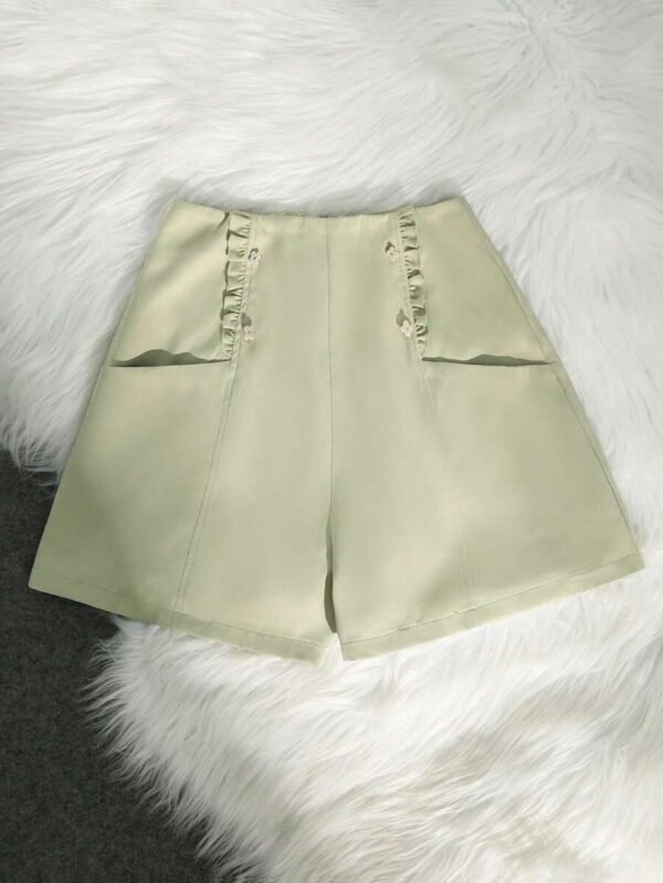 Pantalones cortos anchos de moda para mujer