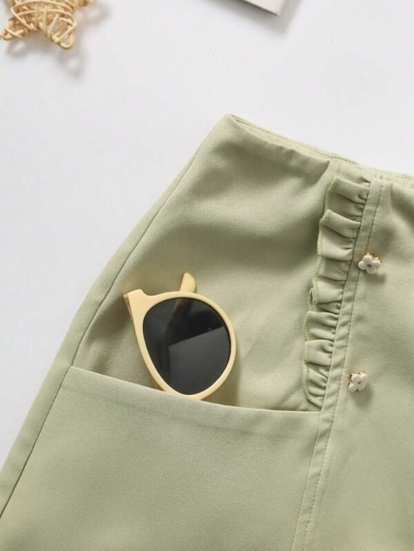 Pantalones cortos anchos de moda para mujer - Imagen 2