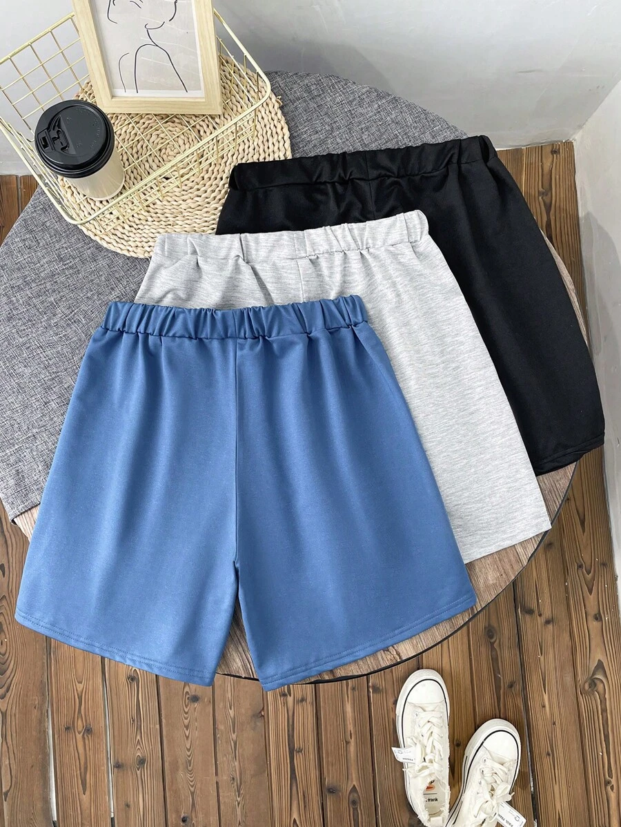 Pantalones cortos deportivos de punto con logo - Imagen 3