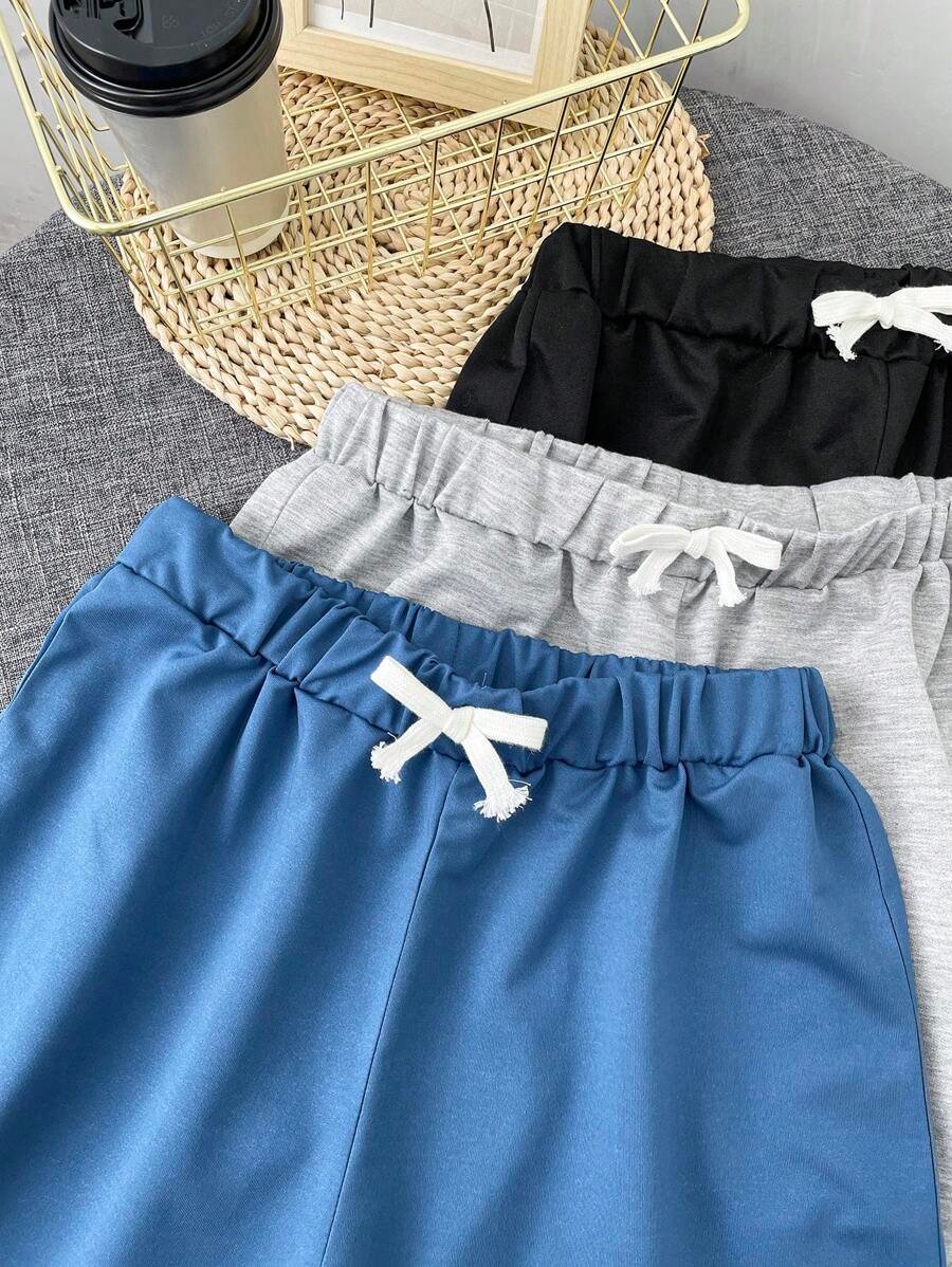 Pantalones cortos deportivos de punto con logo - Imagen 2