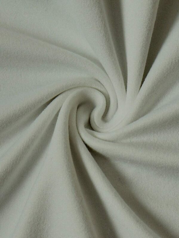 Playera de manga corta de cuello redondo de unicolor - Imagen 2