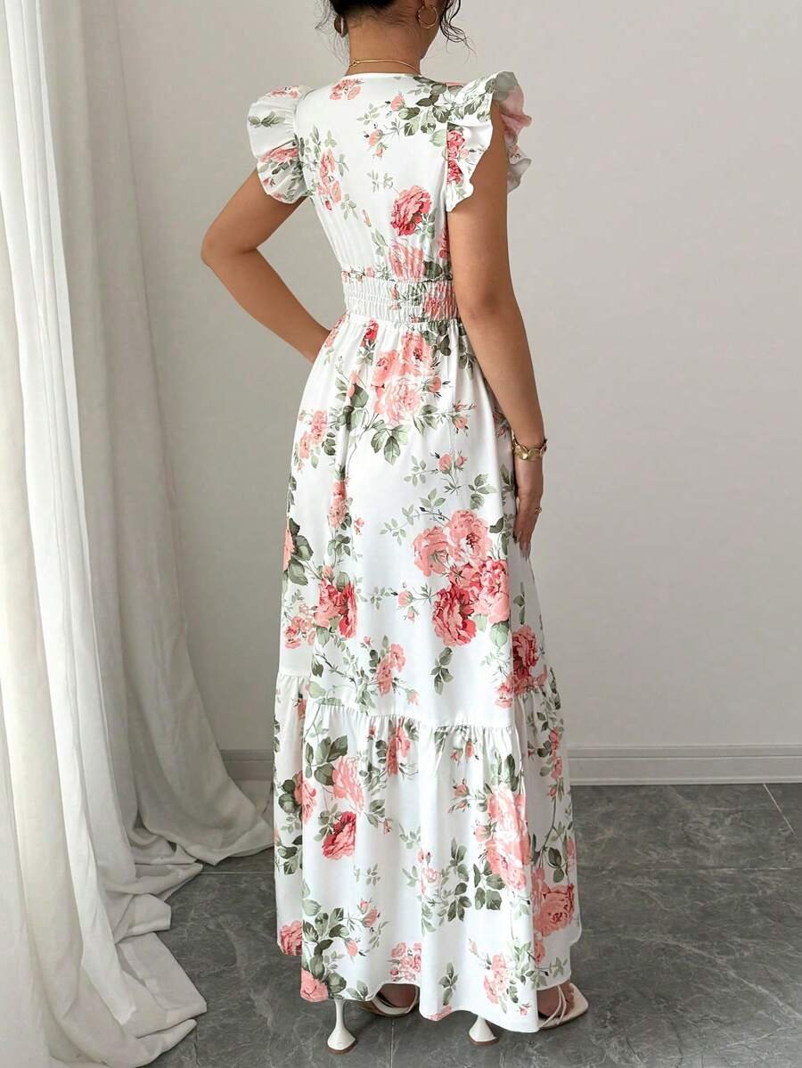 Vestido con estampado floral romántico para mujer - Imagen 3