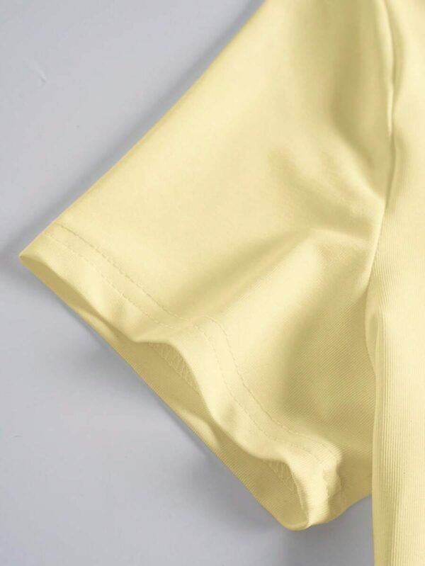 Camisetas de mujer para primavera y bordados de diseño de crisantemo - Imagen 2