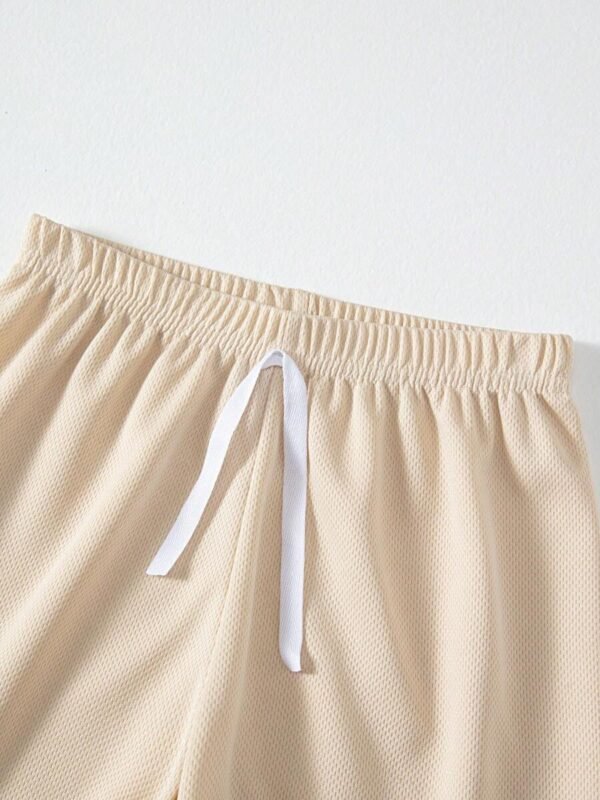 Pantalones cortos deportivos unicolor para niñas - Imagen 2