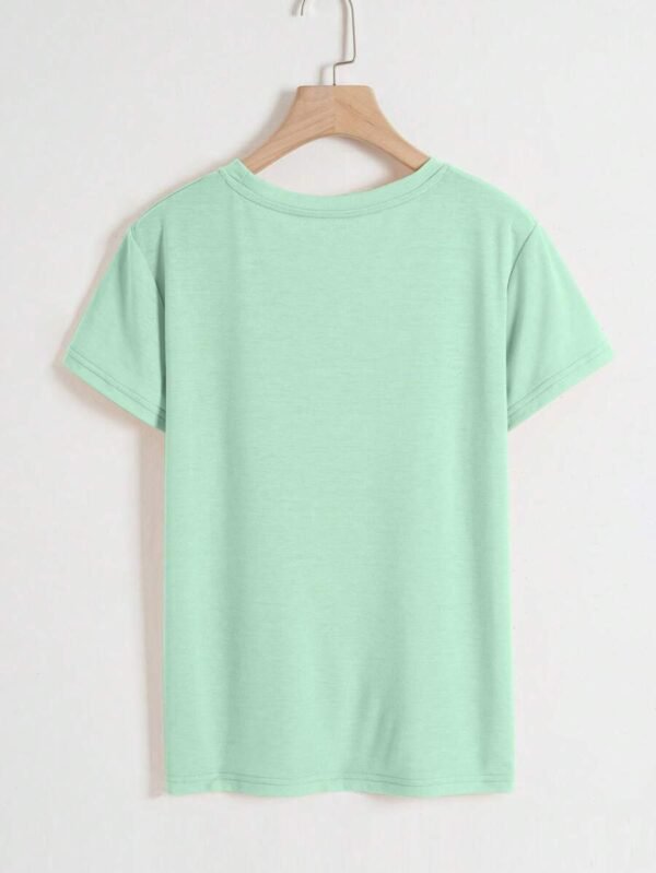 Camisetas de mujer con bordados de patrones de crisantemo - Imagen 3