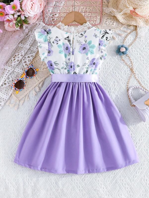 Vestido de princesa elegante y de moda para niñas - Imagen 3