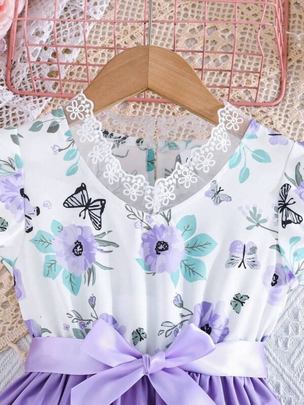 Vestido de princesa elegante y de moda para niñas - Imagen 2
