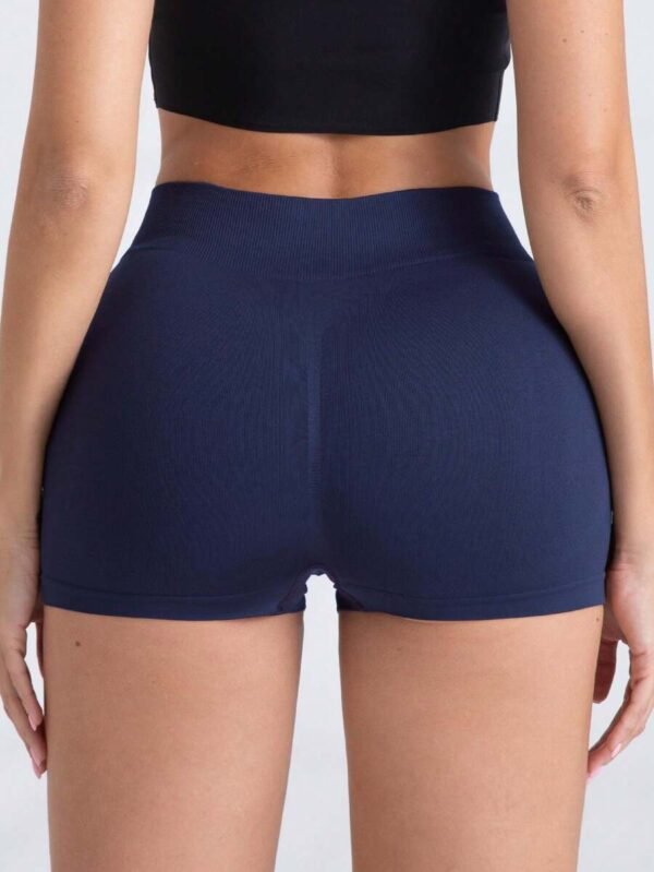 Pantalones cortos sin costuras de cintura alta para mujer - Imagen 2