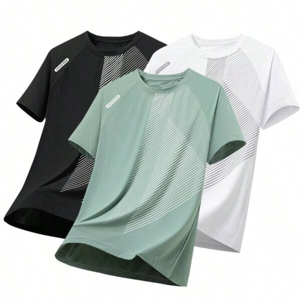 Camisetas casuales y deportivas con estampado para hombre