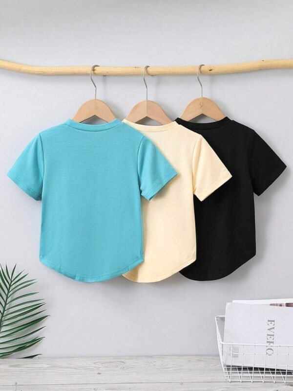 Camisetas holgadas y cómodas con estampado para niño pequeño - Imagen 3