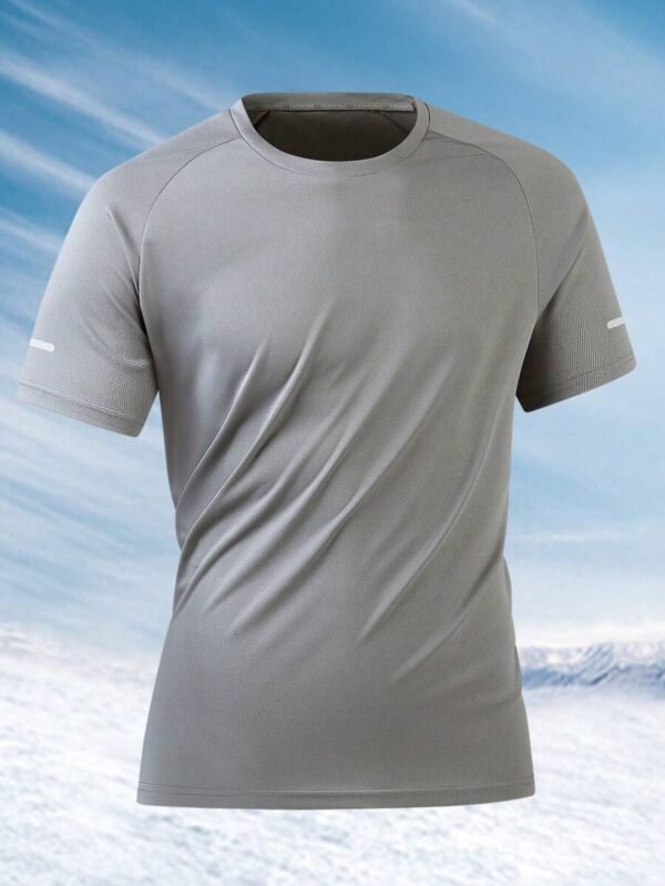 Camisetas de malla con cuello redondo para deportes - Imagen 2