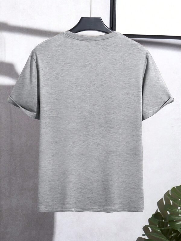 Camiseta de manga corta minimalista casual para hombres - Imagen 3