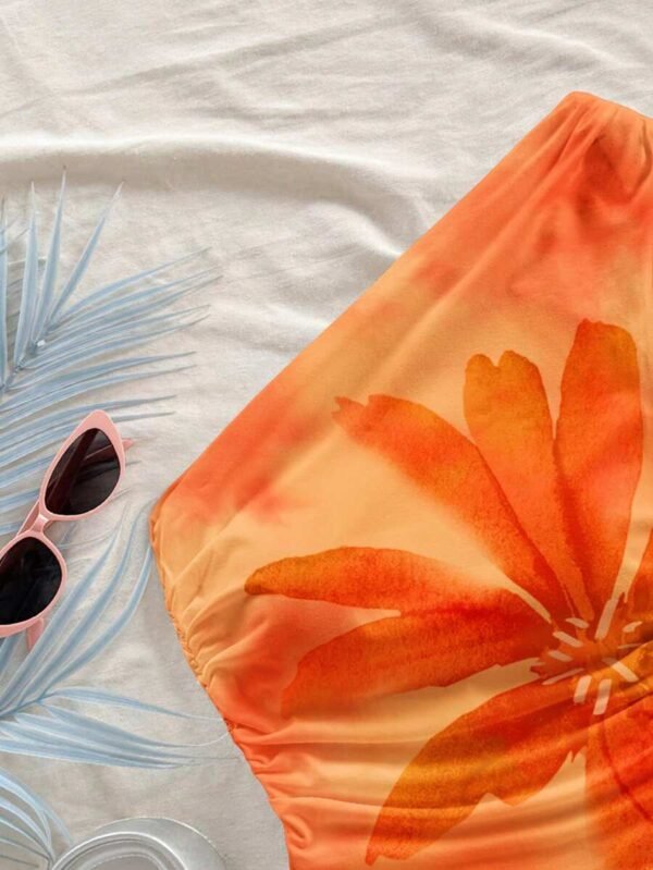 Top de tirantes casual de verano con ajuste entallado y fruncido - Imagen 2