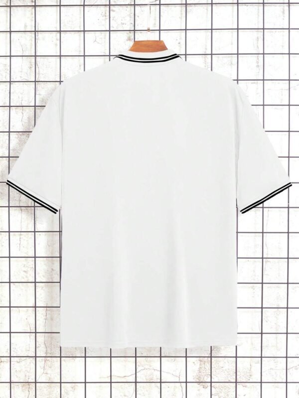 Camiseta polo de verano con estampado de caballero versátil - Imagen 3