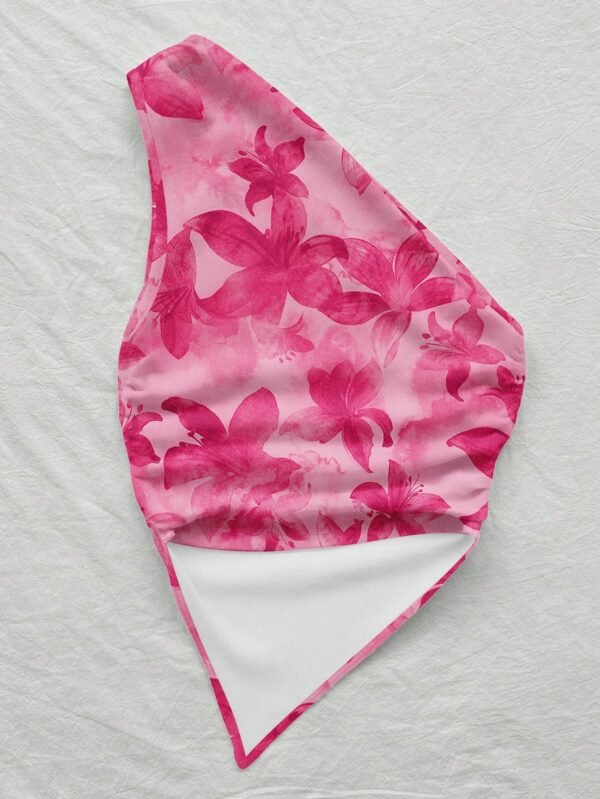 Top de tirantes con dobladillo asimétrico para mujer - Imagen 3