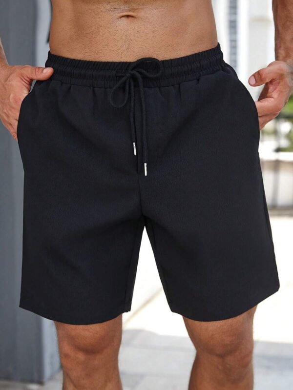 Pantalones cortos casuales lisos para hombres