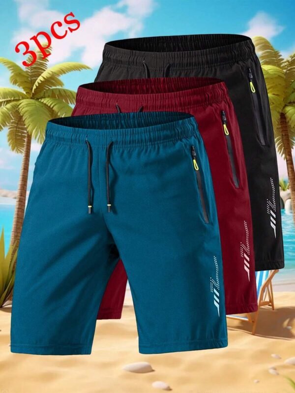 1 pieza de pantalon corto informal y deportivo para hombre