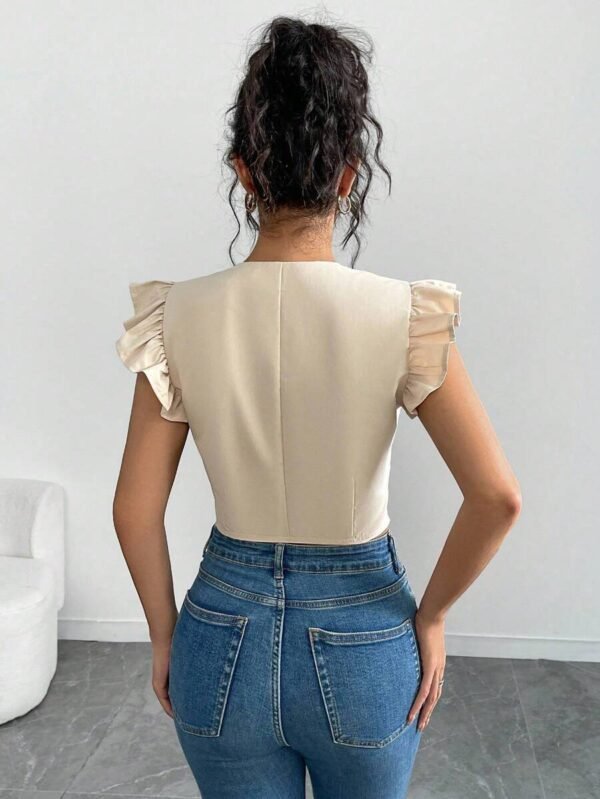 Blusa casual de mujer tejida para vacaciones de verano - Imagen 2