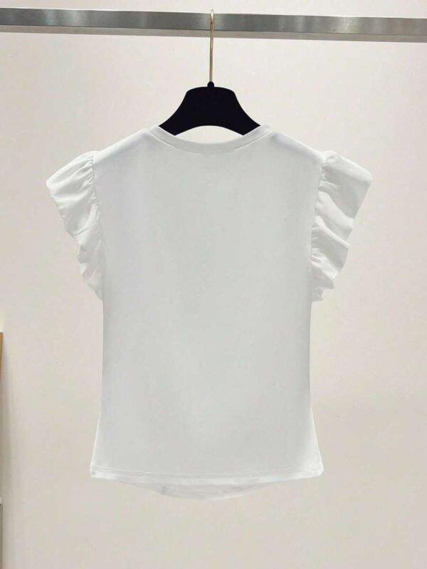 Blusa casual y linda para mujer con mangas cortas - Imagen 3