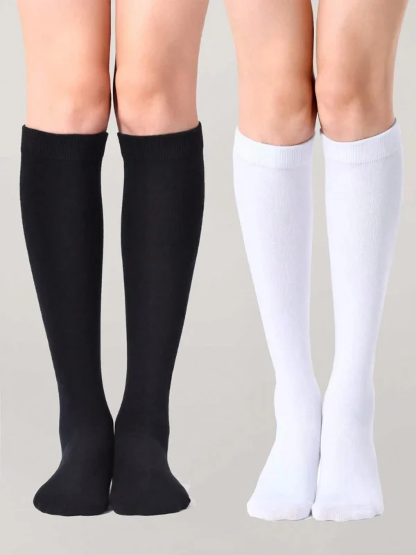 2 Pares de Calcetines Delgados y Ajustados