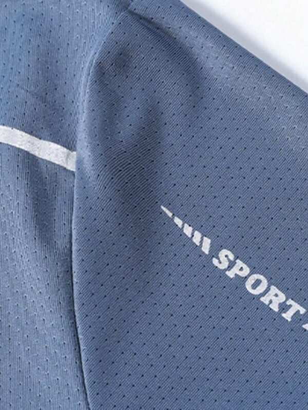 Camisetas deportivas para hombre, aptas para deportes fitness - Imagen 2