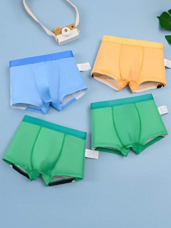 Set de 4 calzoncillos tipo bóxer estampados de animales para niño - Imagen 3