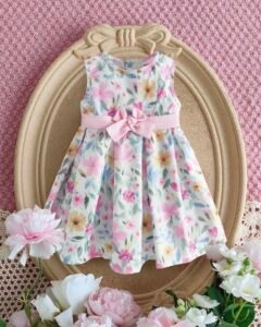 Vestido de princesa sin mangas con cintura ceñida