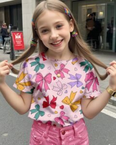 Camiseta de manga corta y cuello redondo casual y minimalista