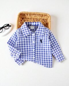 Camisa polo de manga larga con cuello clásico