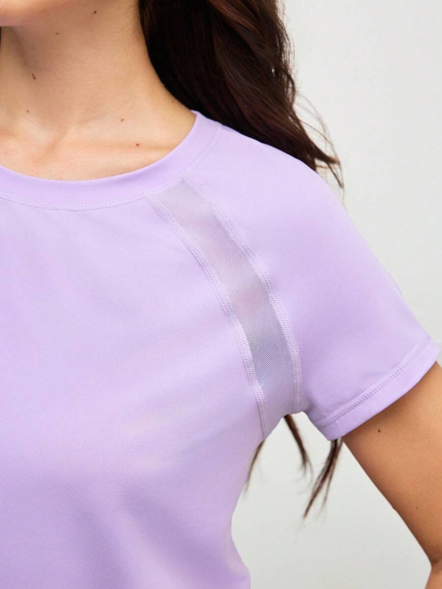 Camiseta deportiva casual de manga corta con cuello redondo - Imagen 2