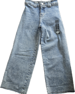 Pantalón Recto Azul Claro