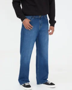 Jeans Recto Azul Oscuro