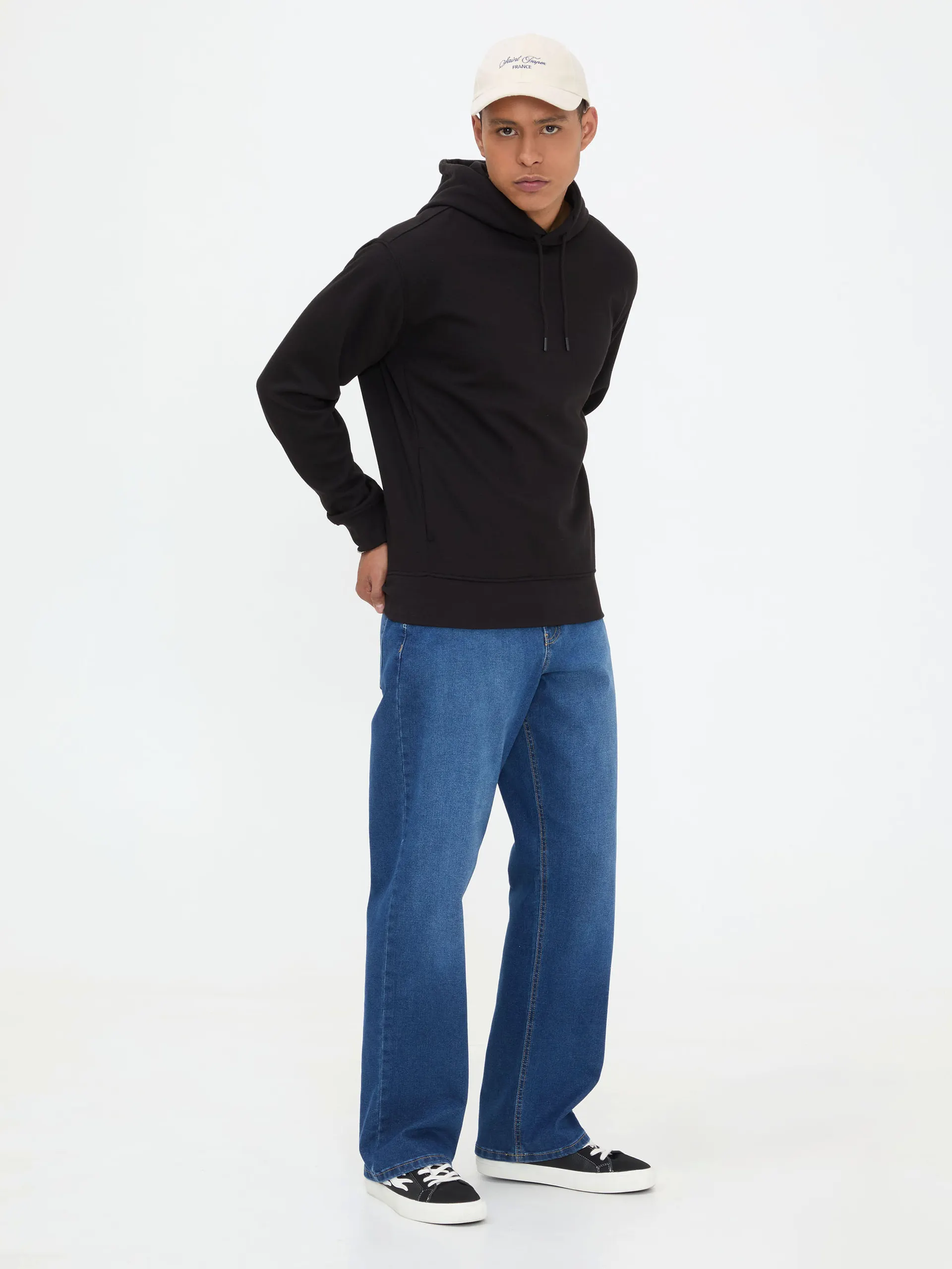 Jeans Recto Azul Oscuro - Imagen 3