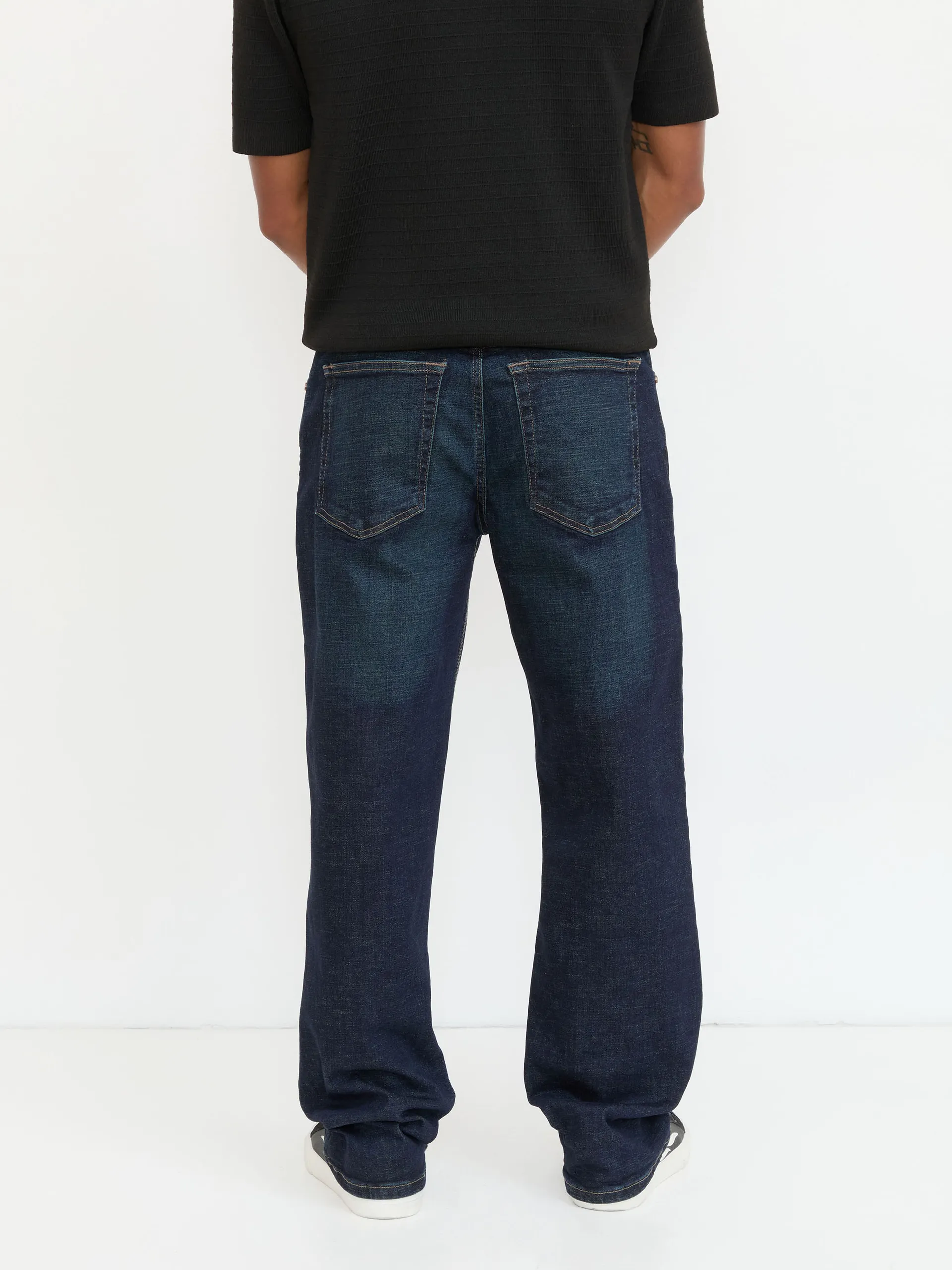 Jeans Recto Azul Oscuro - Imagen 2