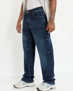 Jeans Recto Azul Oscuro