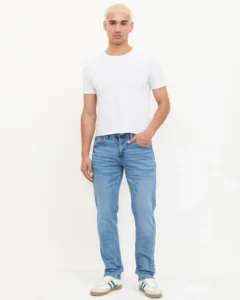 Jeans Recto Azul Medio