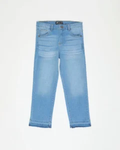 Pantalón Azul rasgado medio