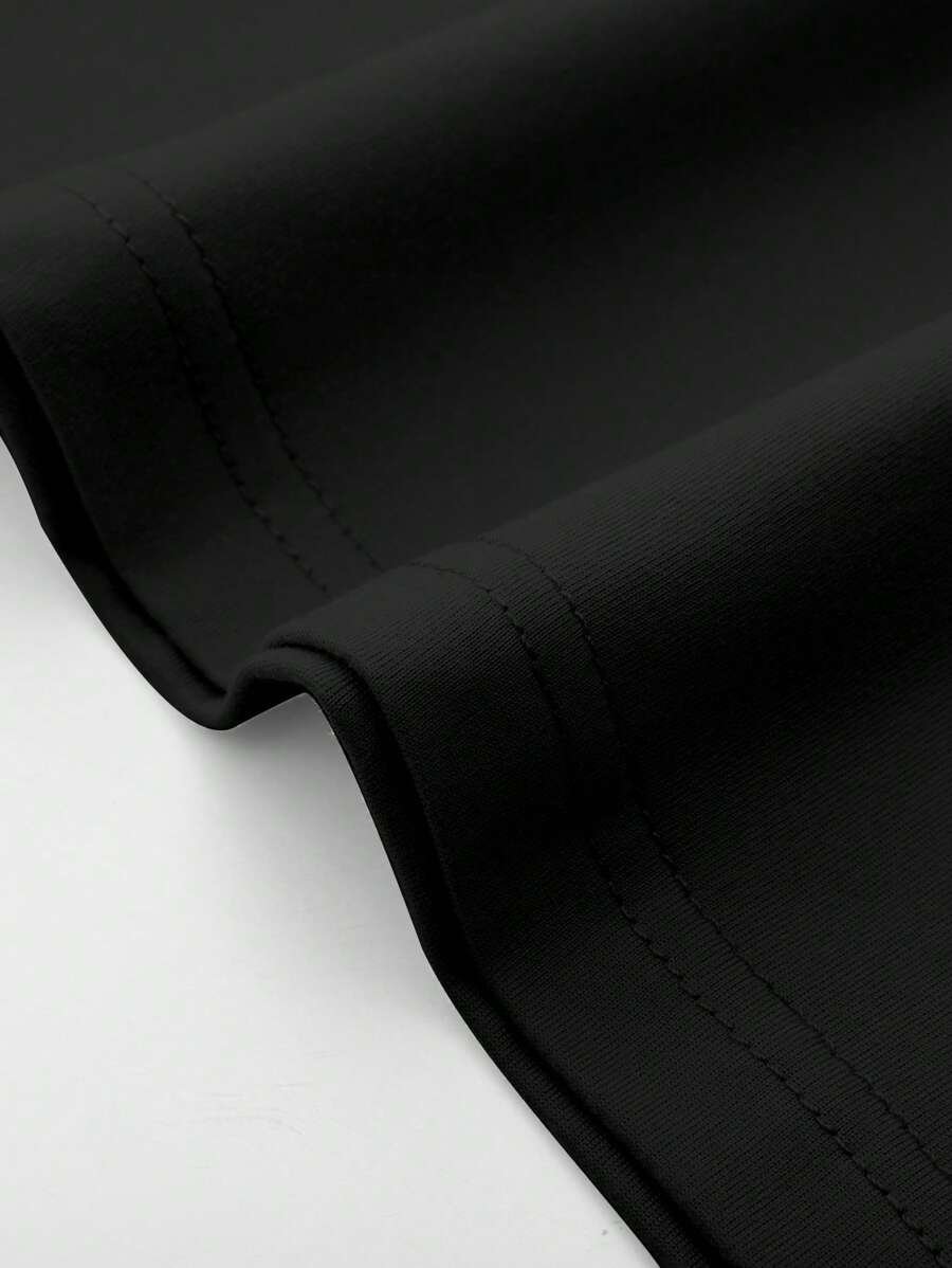 Camiseta ribete en contraste con parche de bolsillo - Imagen 3